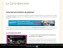 Tablet Screenshot of la-carte-bancaire.fr